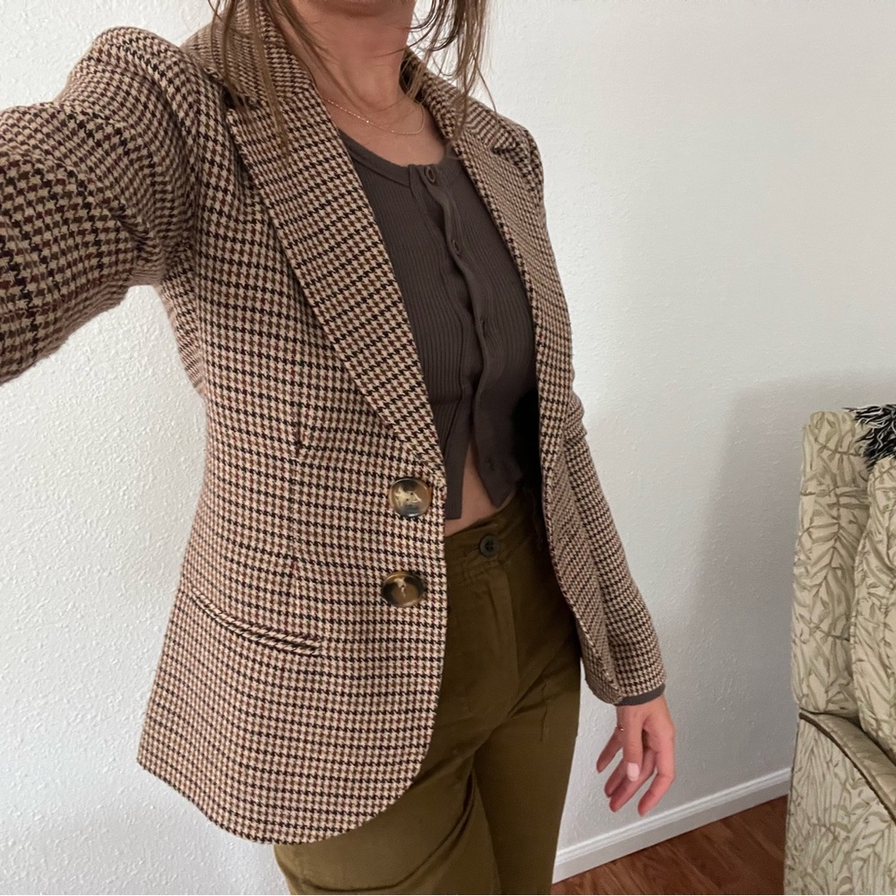 Houndstooth Blazer